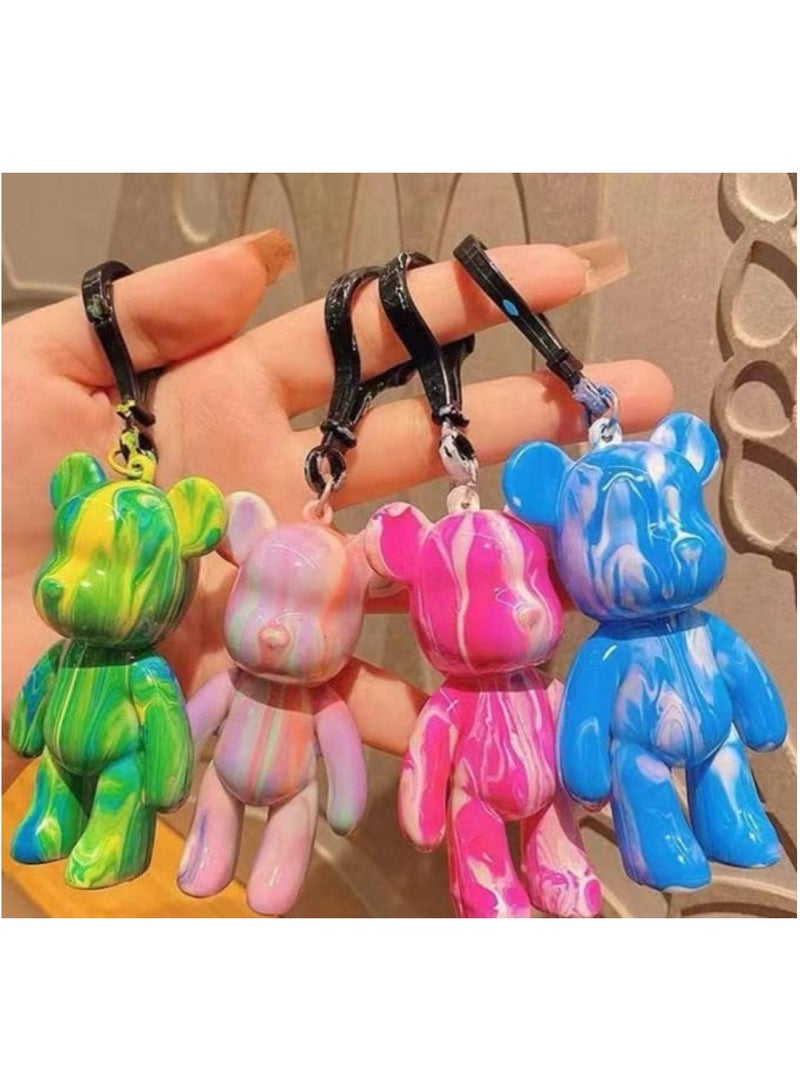 CMGTYYD. متوافق مع 6 عبوات من سلسلة مفاتيح الدب السائل DIY، سلسلة مفاتيح الدب السائل الفني DIY سلسلة مفاتيح الدب السائل DIY الدب الدب DIY الدب للرسم على الجدران DIY الرسم على الجدران DIY الدب السائل DIY الدب الأبيض DIY الدب الأبيض هدية نموذجية - Image 5