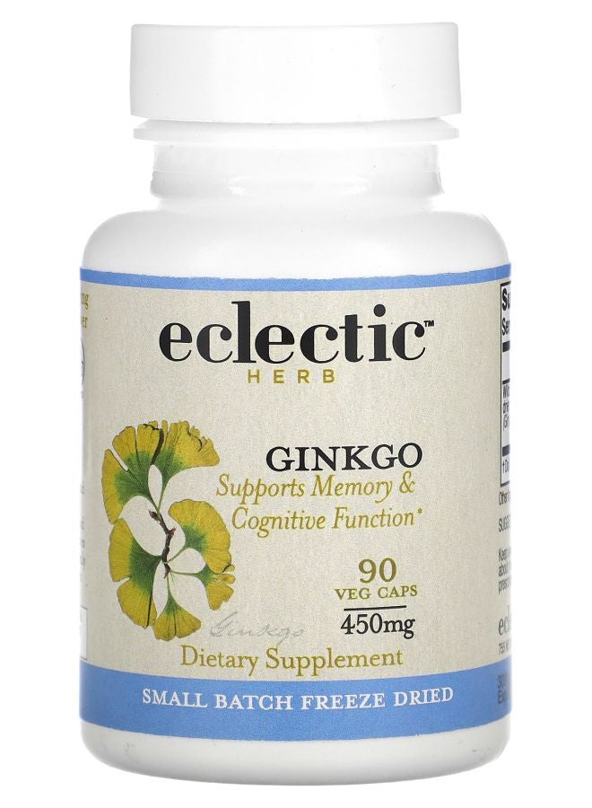 Eclectic Herb Ginkgo 450 mg 90 Veg Caps