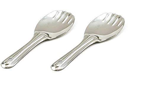 Bartan Star Stainless Steel Rice Serving Spoons (Set of 2)