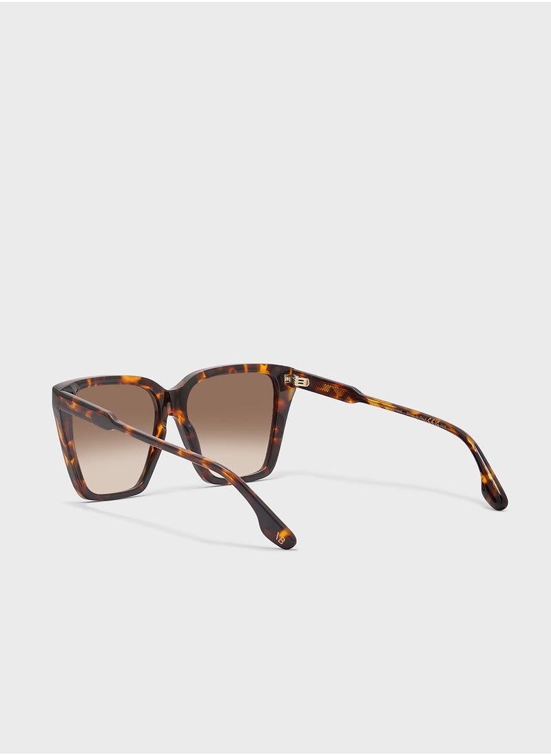 Victoria Beckham Modified Rectangle Sunglasses  - Image 2