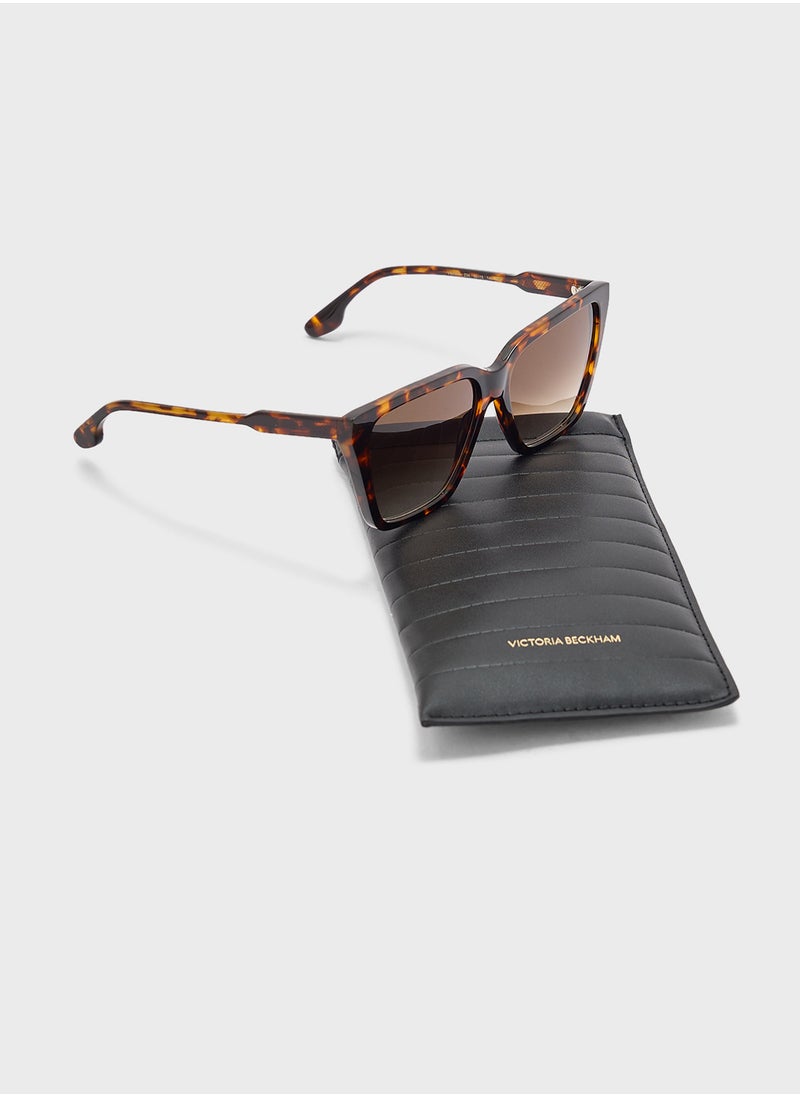 Victoria Beckham Modified Rectangle Sunglasses  - Image 4