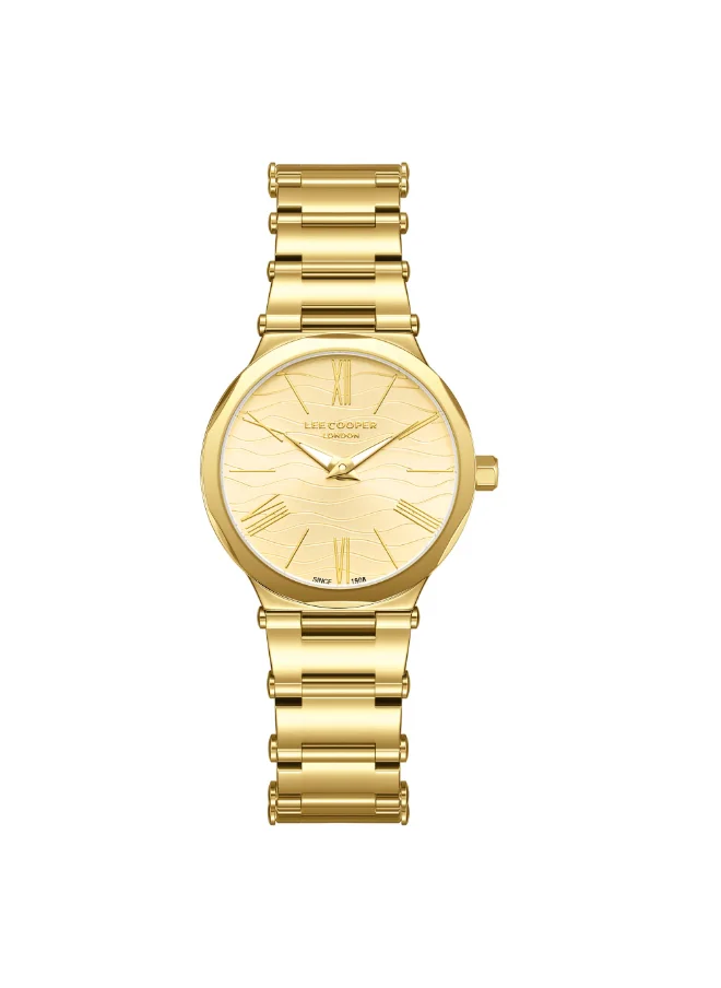 لي كوبر LEE COOPER Women Analog Gold Smart Watch - LC08000.130