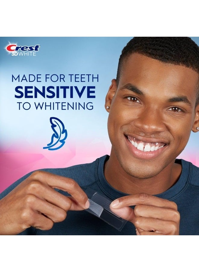 Crest - 3D Whitestrips Sensitive At-Home Teeth Whitening Kit, 18 Treatments, Gently Removes 15 Years of Stains, Crest Whitestrips, Teeth Whitening Kit - Image 1