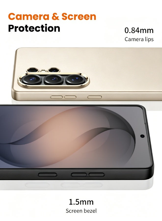 GKK Samsung Galaxy S26 Ultra Case, Slim Liquid Silicone Skin Feeling Case for Samsung S26 Ultra, Anti-Drop Shockproof, Anti-Yellowing, Anti-Scratch Slim Matte Cover for Galaxy S26 Ultra 6.9 inch, Titanium - Image 5