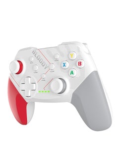 Bloody 2.4G Wireless/Wired Dual Vibration Gaming Controller GPW50, Function Swap Setting, Rechargeable with USB Type-C, 360° Joysticks, Rechargeable 600mAh Li-Battery, White  - Image 2