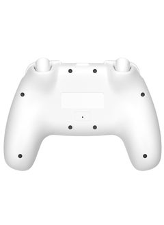 Bloody 2.4G Wireless/Wired Dual Vibration Gaming Controller GPW50, Function Swap Setting, Rechargeable with USB Type-C, 360° Joysticks, Rechargeable 600mAh Li-Battery, White  - Image 3