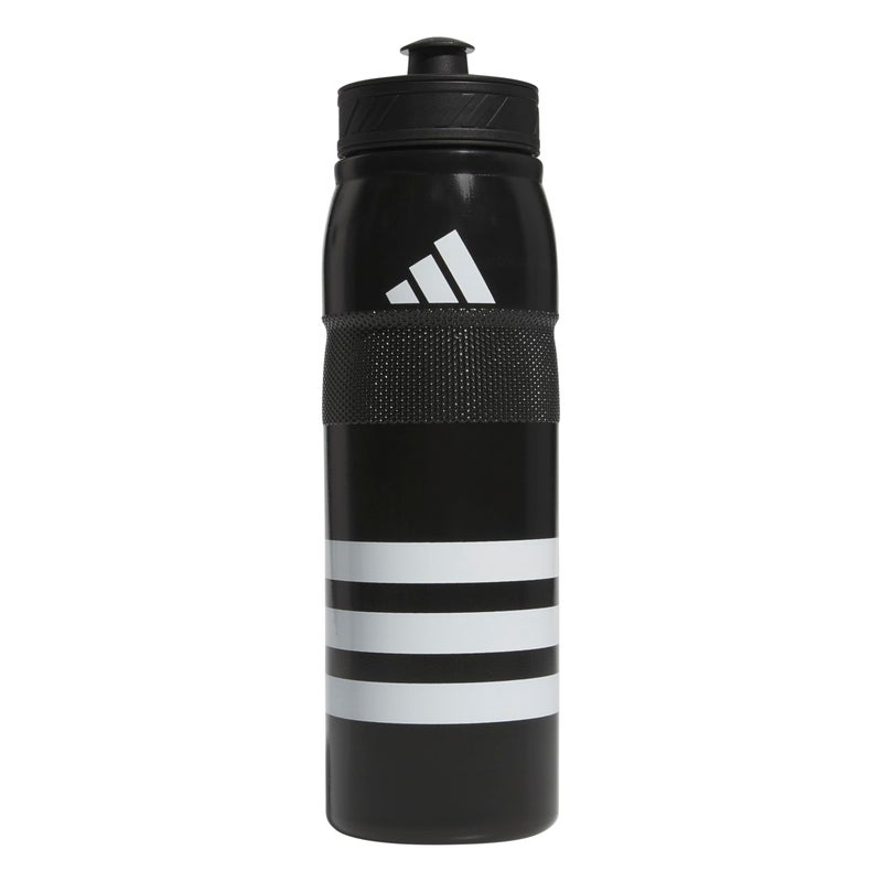 adidas 750 ML (28 oz) Stadium Refillable Plastic Sport Water Bottle  Black/White/Black/2  One Size - Image 1