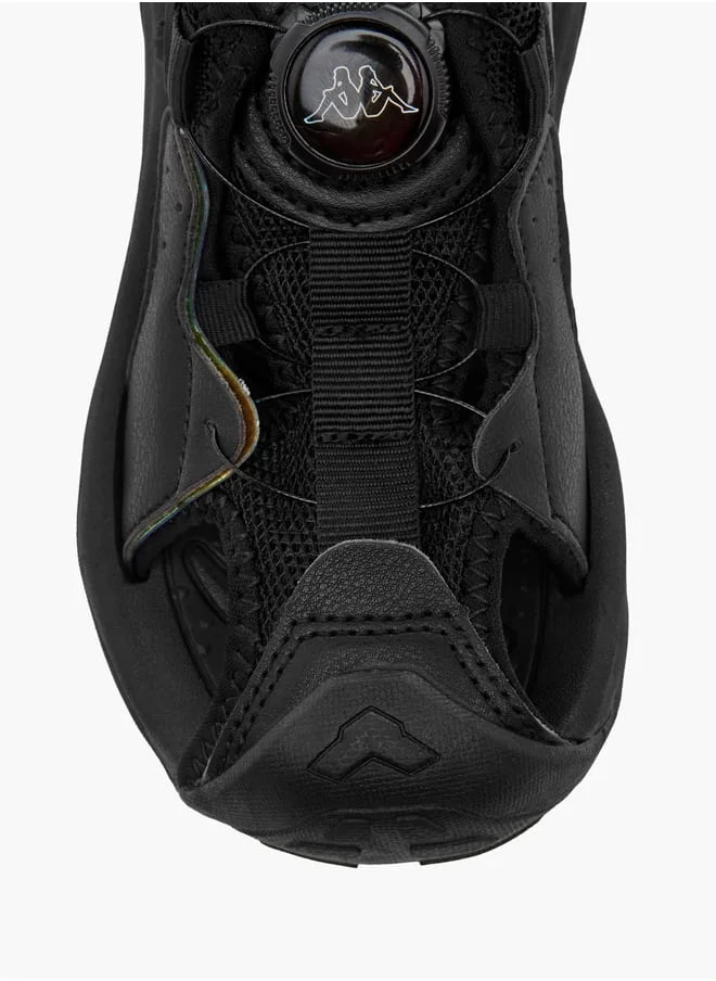 Kappa Boys' Textured Sandals with Rotating Buckle Closure