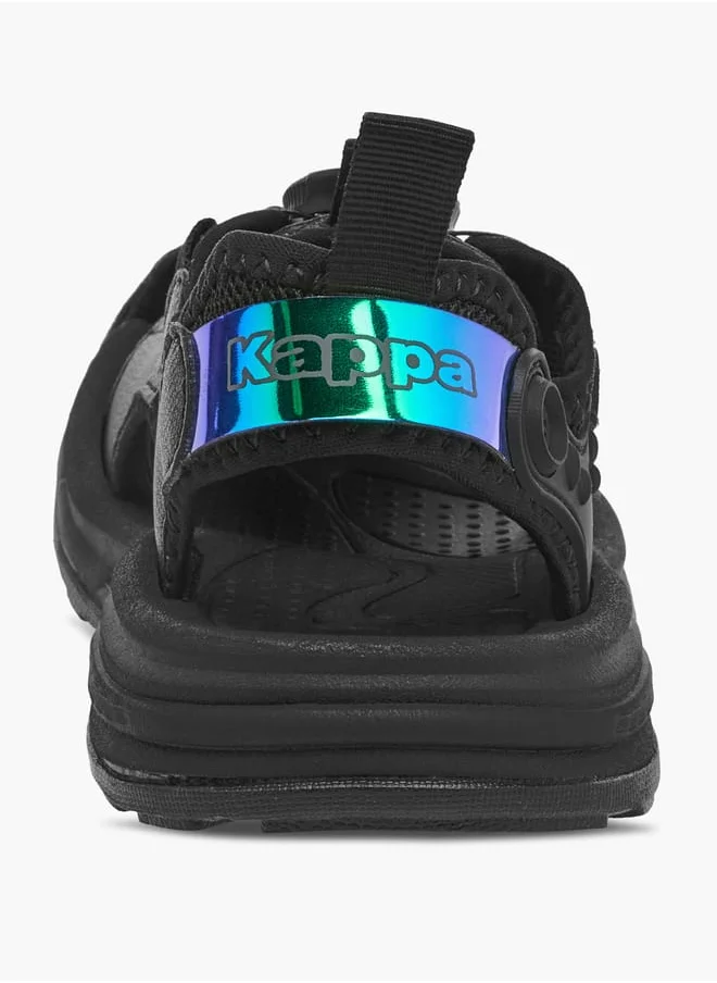 Kappa Boys' Textured Sandals with Rotating Buckle Closure