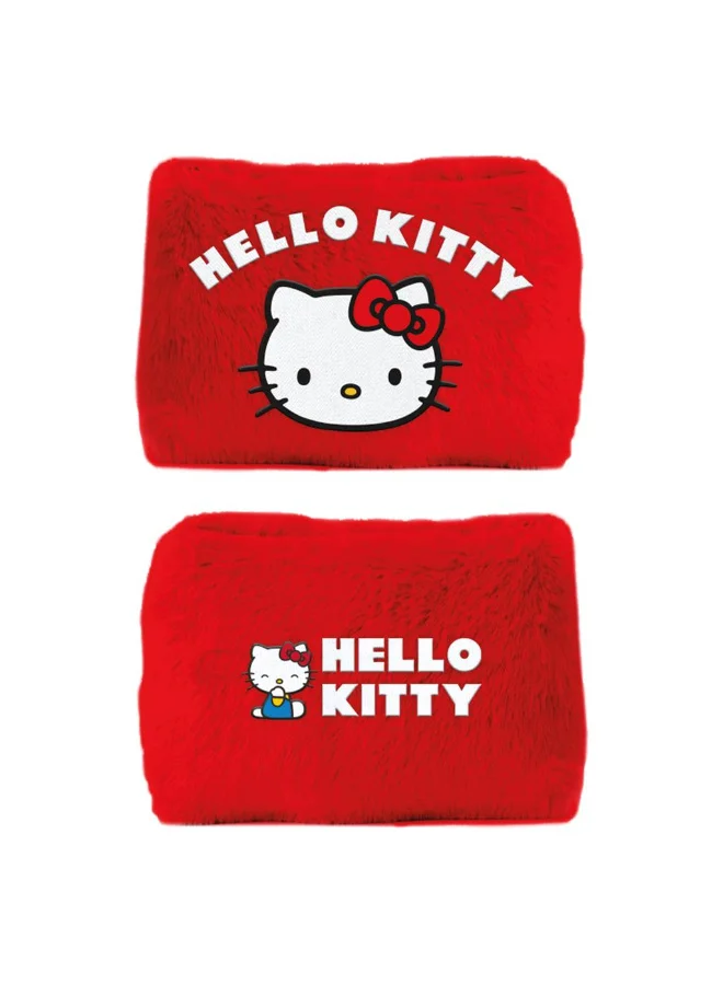 بيراميد Red Fuzzy Pencil Case Cartoon
