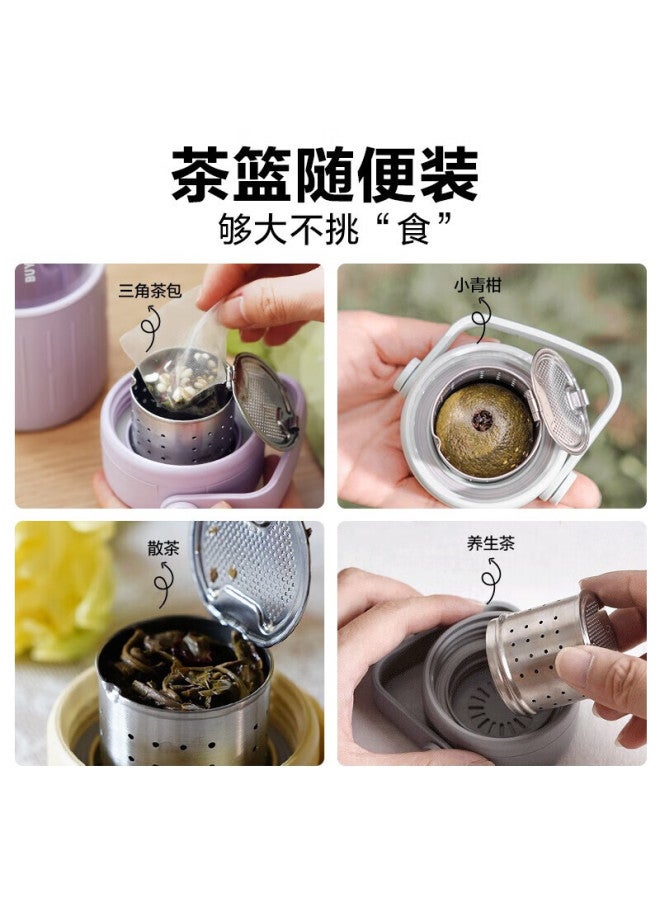 Buydeem Tea Infuser Glass Water Bottle High-value Portable Office Tea Cup