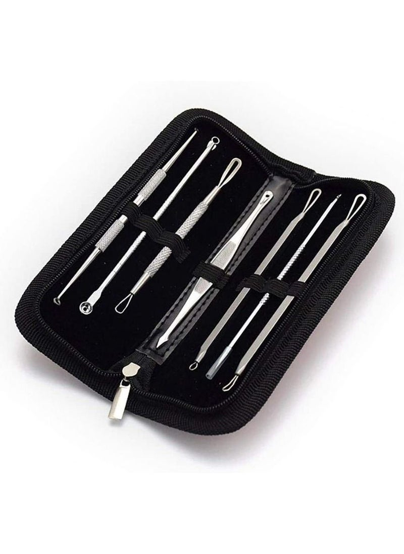 ORiTi - 7 Pcs Blackhead Whitehead Popping Pimple Remover Acne Extractor Tools Kit - Image 1
