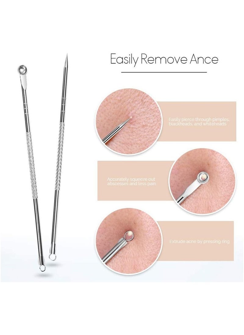 ORiTi - 7 Pcs Blackhead Whitehead Popping Pimple Remover Acne Extractor Tools Kit - Image 1