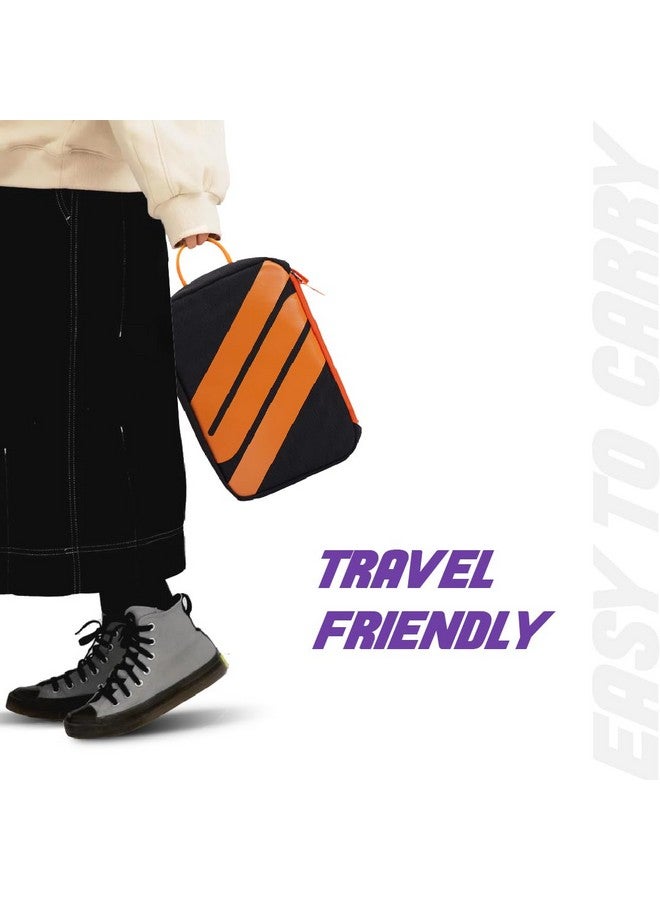 SNEAKARE Premium Shoe Bag for Travel - Shoe Bags for Travelling with Removable Crossbody Strap, Airflow Vents - Shoes Bag for Travelling with Extra Pockets - Shoes Bags for Travel (Upto UK12) - Color - Image 4
