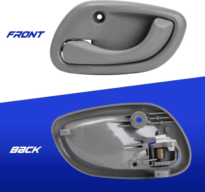 LCWRGS Interior Door Handles Replacement for Chevy Tracker 992004 Suzuki Esteem 952002 Suzuki Grand Vitara 992005 Vitara 992004 Inside Front Rear Driver Passenger Side Gray - Image 4