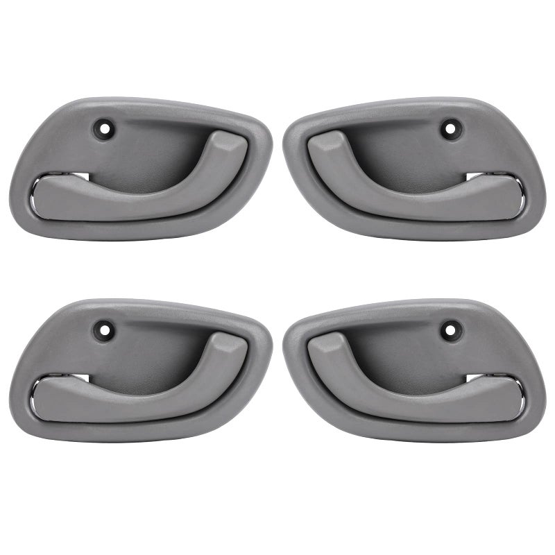 LCWRGS Interior Door Handles Replacement for Chevy Tracker 992004 Suzuki Esteem 952002 Suzuki Grand Vitara 992005 Vitara 992004 Inside Front Rear Driver Passenger Side Gray - Image 2