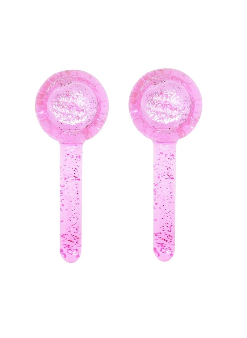 Generic - Energy Beauty Crystal Ice Ball Facial Roller Pink - Image 1