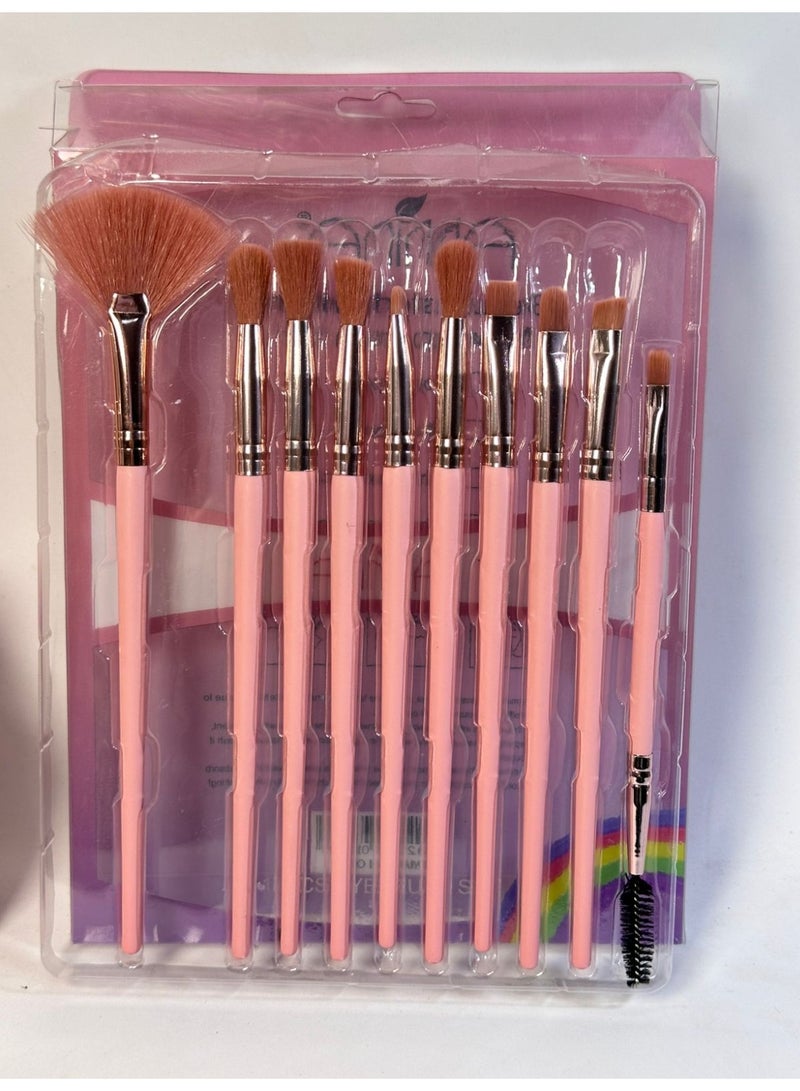 maya accessories 10 Makeup Brushes, Easy To Carry.Travel Friendly 10PCS may vary color - Image 1