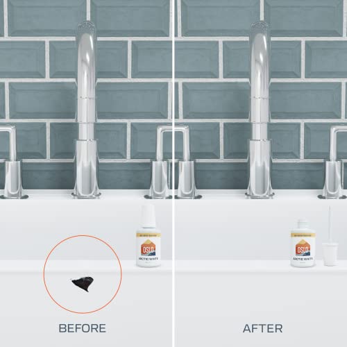 Oslo Home Multi-Pack Porcelain Touch Up Paint– 6 Most Popular Colors - Whites + Other, Made in USA, w/Brush in Bottle, Self-Priming, for Appliances + Bathroom Fixtures, Sinks, Tile, Metal & More - Image 2