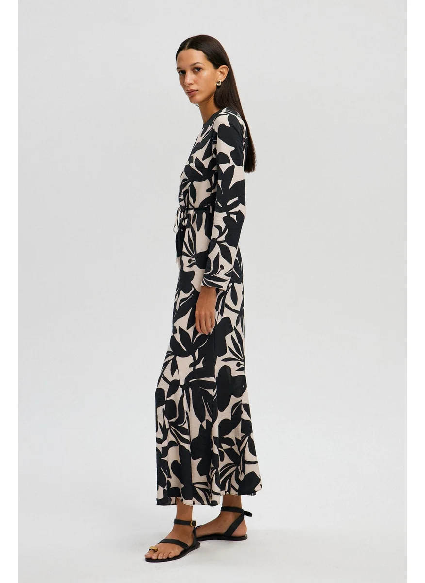 تاتشي Flounce Detailed Patterned Dress