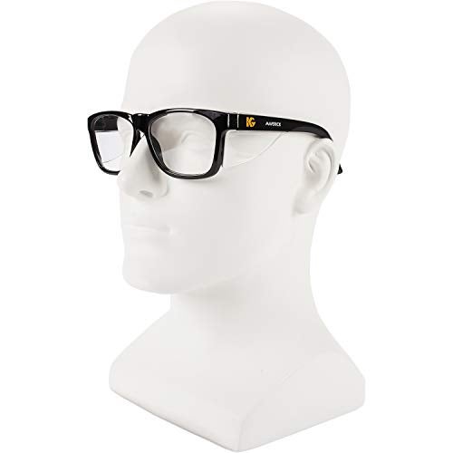 KleenGuard™ V30 Maverick Eye Protection (49309), with KleenVision™ Anti-Fog Coating, Clear Lenses, Black Frame (Qty 1) - Image 3
