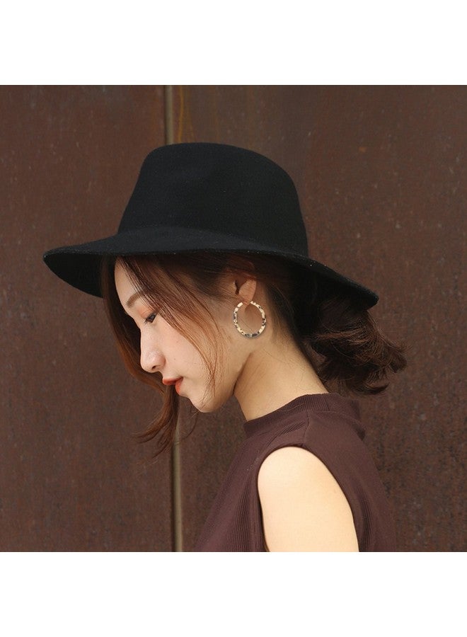 فالين أقراط دائرية من الأكريليك على شكل صدفة سلحفاة أقراط من الأكريليك على شكل أقراط هندسية من الراتنج للنساء (نقشة الفهد) - Image 2