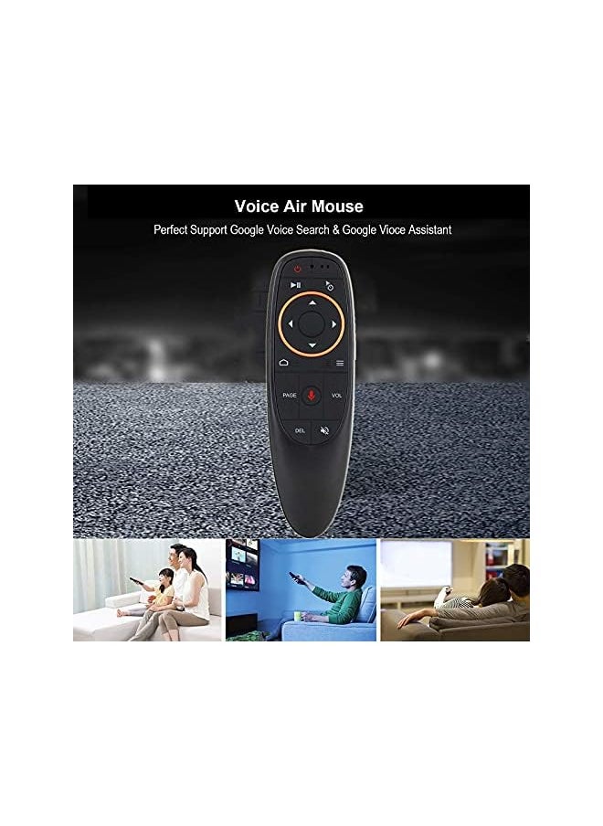 Zaboon - Voice Remote Air Mouse Remote 2.4G Rf Wireless Remote Control With 6 Axis Gyroscope And Ir Learning Air Fly Mouse With Voice Input For Android Tv Box/Pc/Smart Tv/Htpc/Projector - Image 1