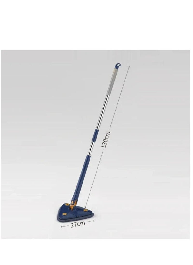 ARTC 360 Degree Triangular Twist Rotatable Adjustable Wet And Dry Cleaning Water Mop With Extendable Handle for Floor Ceiling Wall Windows Bathroom