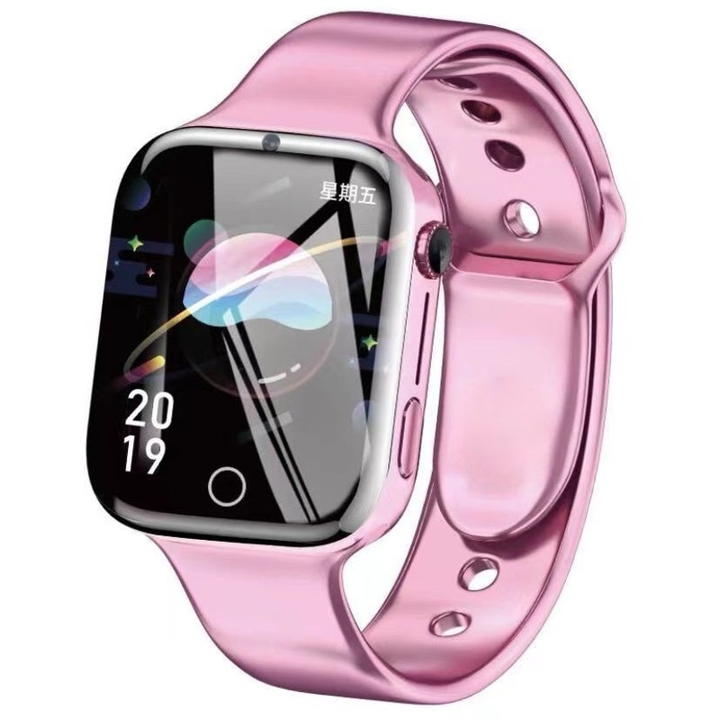 4G Kids Smartwatch with Camera Waterproof Bluetooth Pink Z7-V +-Android version dual camera encoder 1+8G support (mobile Unicom telecom card) 