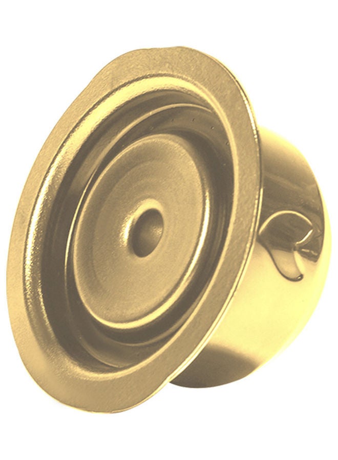 NIBEMINENT Stainless Steel Coffee Maker Pod Filters Cup Gold 11x7.5x7.5cm - Image 3