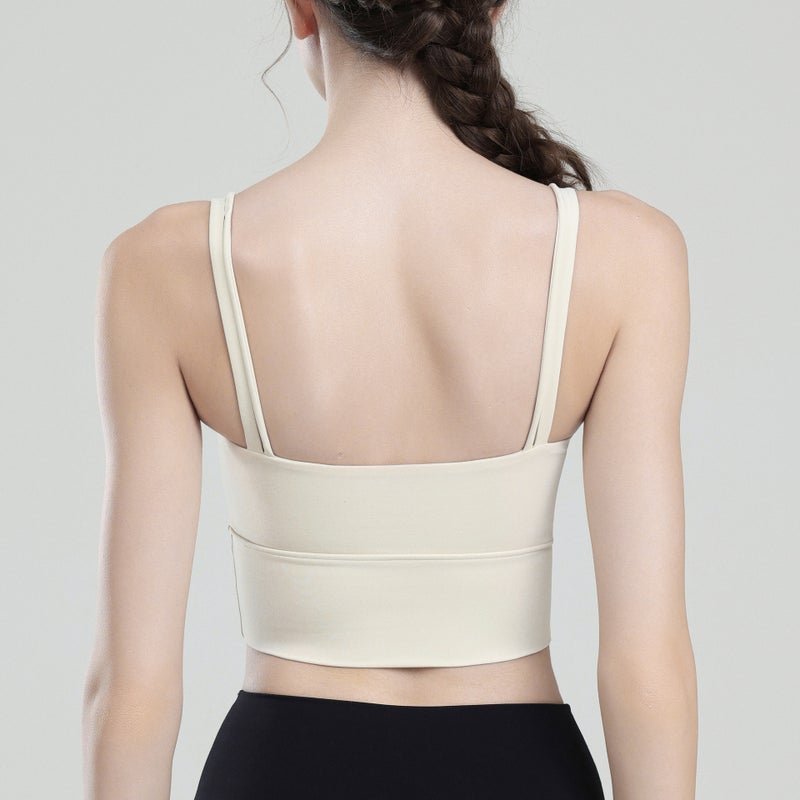 Sports Vest Shockproof Anti-Sagging Comfortable Breathable Girl Fashionable Style Push-Up Underwear With Chest Pad For Women - Image 4