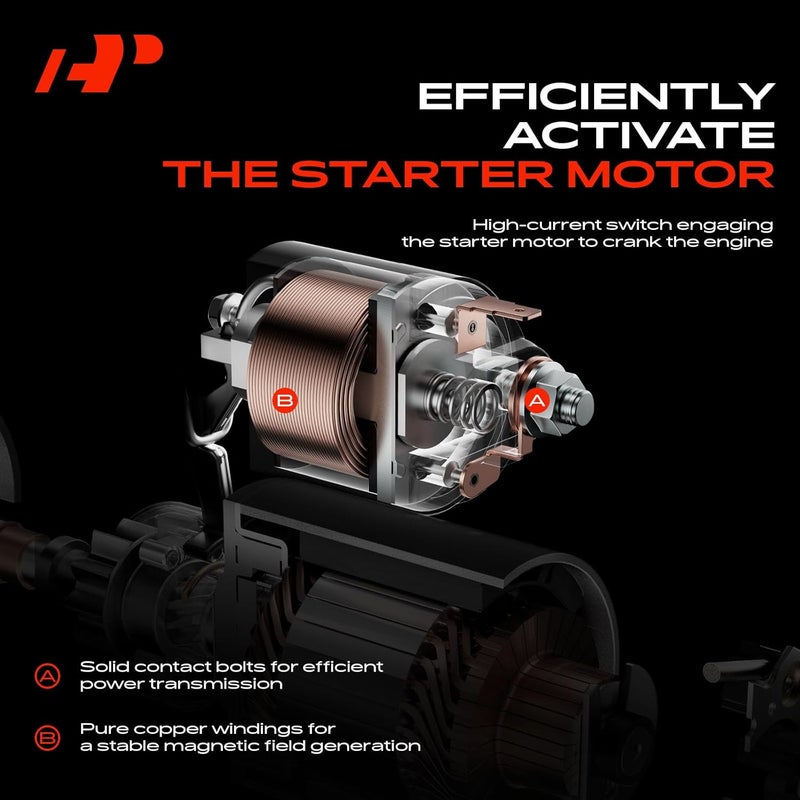 A-Premium Starter Solenoid for Massey Ferguson Tractors - Image 2