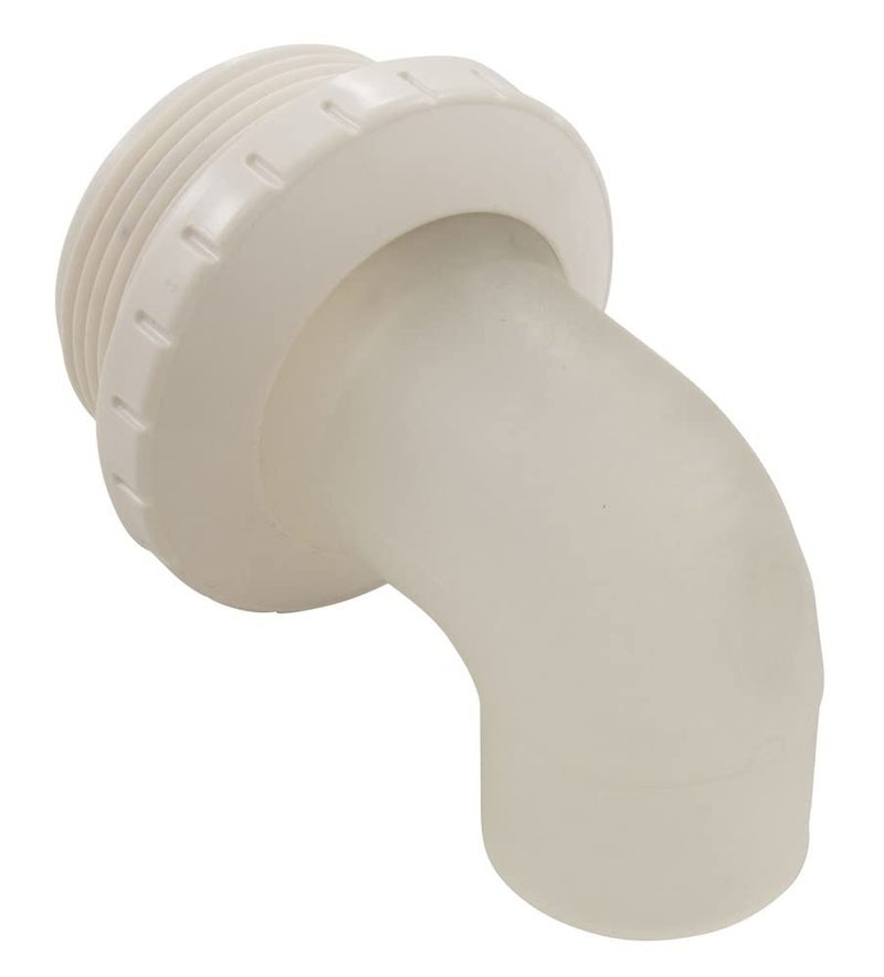 Waterway Plastics 4001410F White 1 Eyeball Fitting 90 Deg 15 MPT Assembly - Image 2