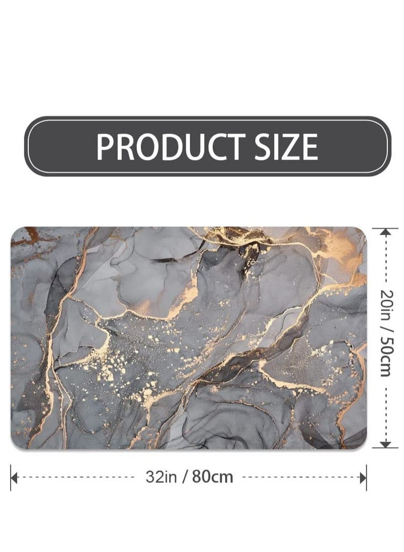 Captaintech Bath Mat Rug, Innovative Bathroom Rug Mat, Super Absorbent Quick Dry Rubber Backed Dirt Resistant Bath Rugs Mats, for Bathroom Non Slip Bathroom Rug, Kitchen Comfort Floor Mats - Image 4