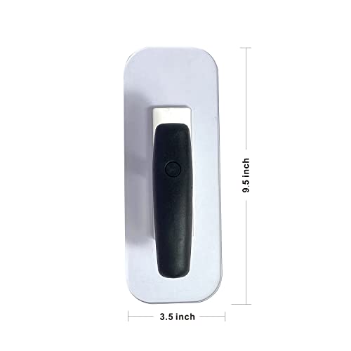 Hanroy Plastic Trowel with Black Comfortable Grip Handle, Includes 3.5" x 9.5'' Finishing Trowels, Lightweight Mounting, Round End, Suitable for Scrape,Plastering and Paint Walls(D1147-T) - Image 5