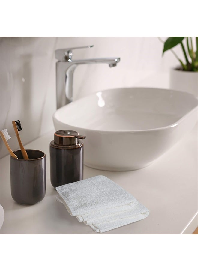 Softolle - 100% Cotton Ring Spun Wash Cloths – Bulk Pack of Washcloths – 12x12 Inches – Wash Cloth for Face, Highly Absorbent, Soft and Face Towels (White, 24 Pack) - Image 1