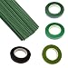 Swpohrat 50 pcs 2 Guage 118 Inch Floral Stem Wire and 4 Rolls 12 Inch Wide Floral Tape for Craft Pipe Cleaner BouquetWedding BouquetFlower PensArts and Crafts Making - Image 2