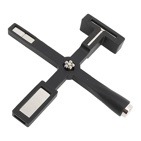 HMAA 5 in 1 Magnet for Cat Eye Gel Nail Polish Multifunctional Magnetic Nail Tool Upgraded Cross Cat Eye Magnet for Nail Designs 3D Cateye Nail Gel Strong Nail Art Magnet Home Salon Pack of 01 - Image 1