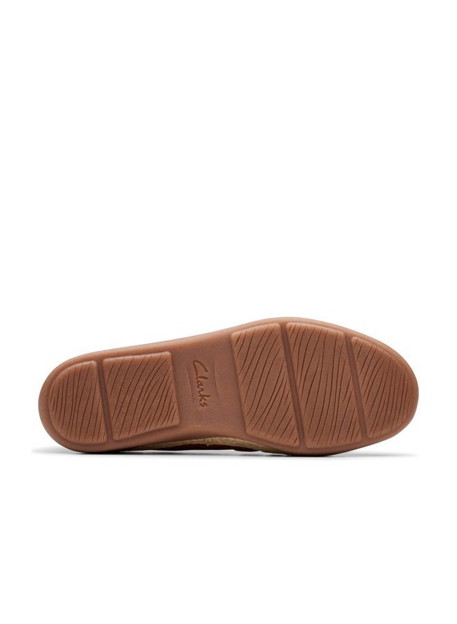 clarks Women's Elaina Petal Loafer, Tan Suede, 9 Wide - Image 4