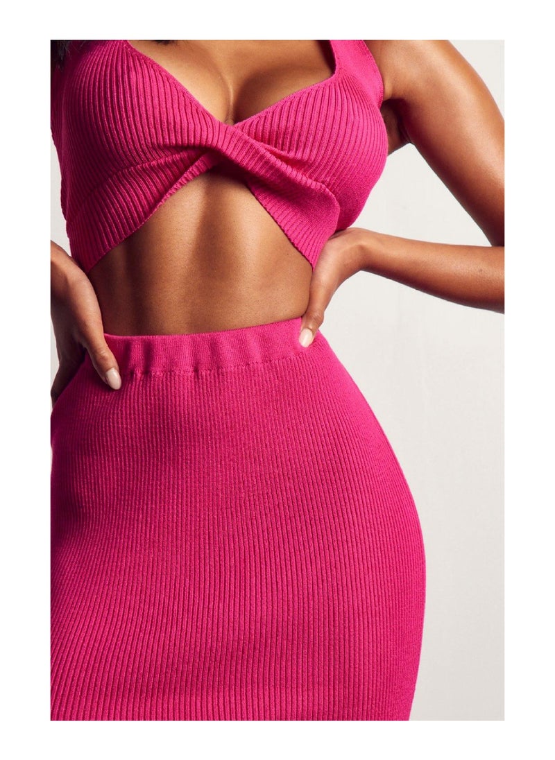 Twist Front Knitted Two Piece Co-ord