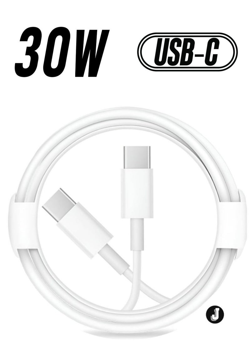 JAJEEK "NEW 30W Fast Charging Data Cable: Type-C to Type-C for Google Pixel Devices" - Image 1