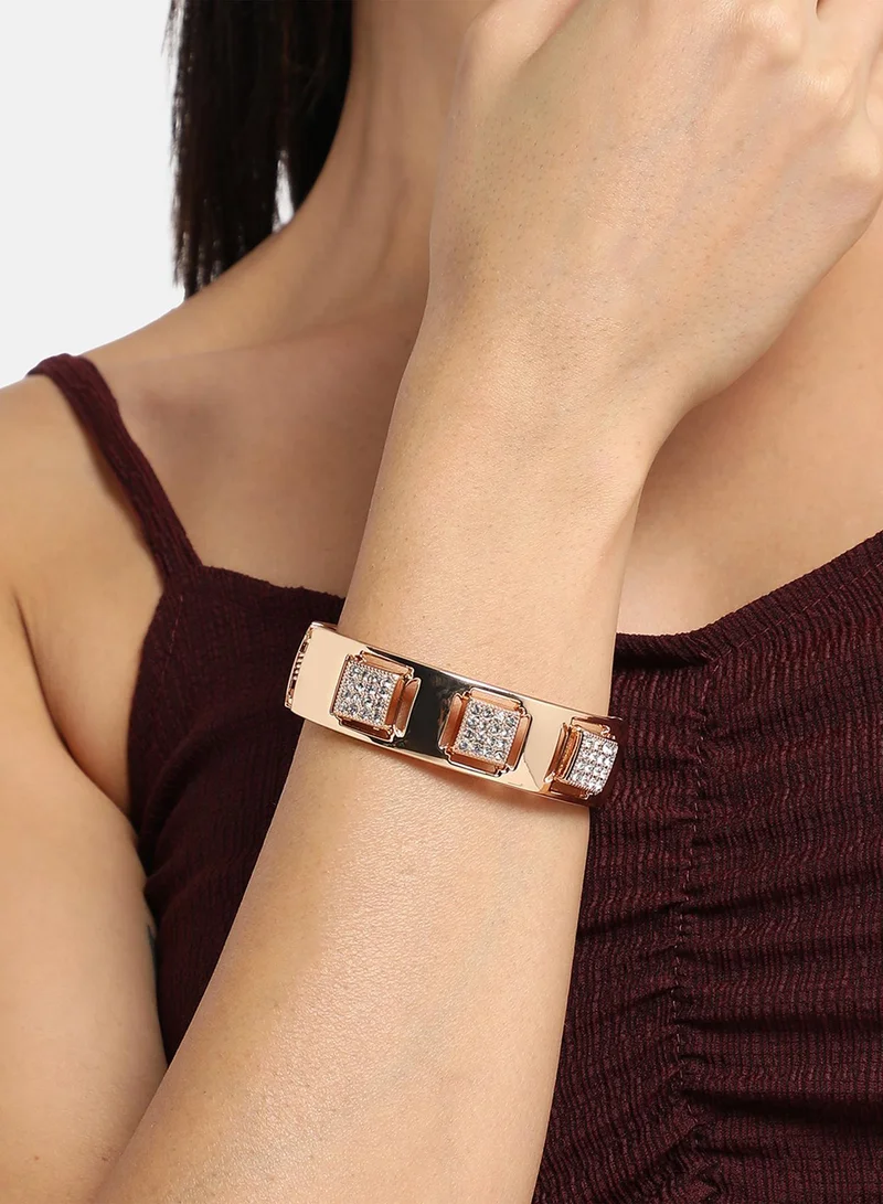 سوهي سوار مربع مزين - ذهبي