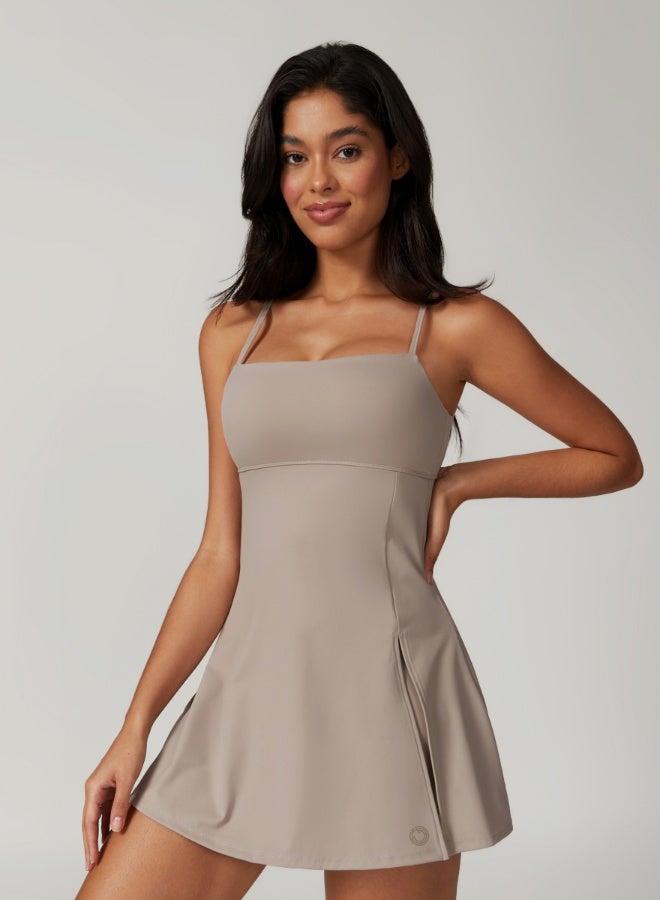 KAWN.YOGA Fitted Flared Dress - Image 2