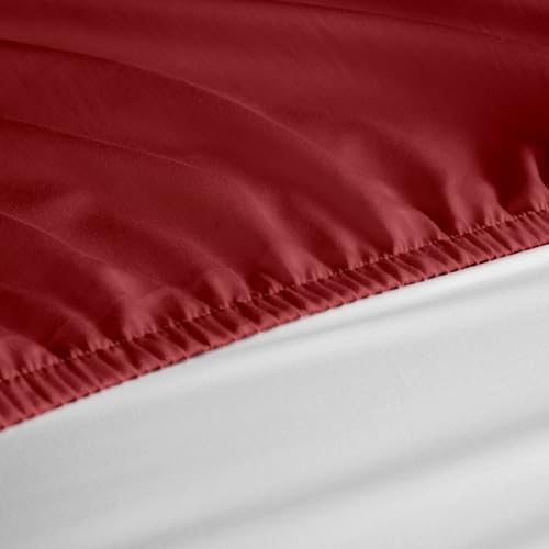 Welspun WelProtect 100% Waterproof Polyester Mattress Protector Queen Size 152x198 CM | Breathable Ultra Soft & Less Noise Fitted Bed Protector Cover (152x198 CM Queen, 200 TC, Maroon) - Image 5