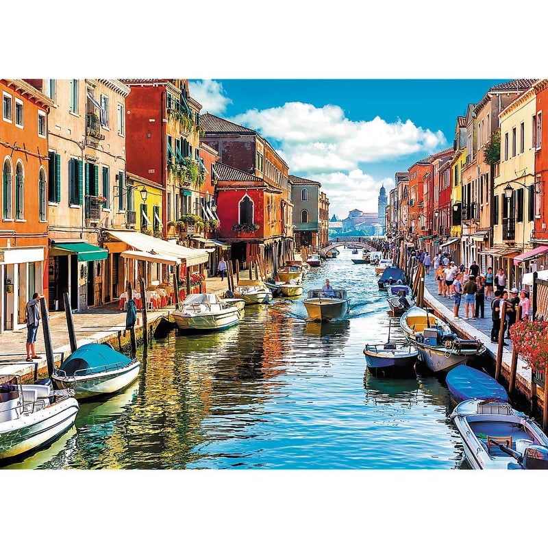 Trefl Murano Island, Venice 2000 Piece Jigsaw Puzzle Red 38"x27" Print, DIY Puzzle, Creative Fun, Classic Puzzle for Adults and Children from 15 Years Old - Image 2