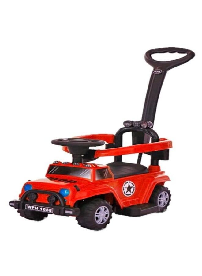 لعبة سيارة أنشطة 2 في 1 للأطفال متينة ومريحة وخفيفة الوزن ومقبض دفع سيارة دفع للأطفال من سن 1 إلى 3 سنوات بنين بنات