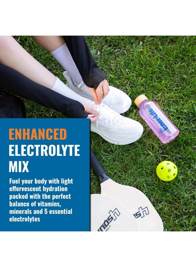 Ener-C Ener-IV Electrolyte Hydration & Energy Drink Potassium Vitamin C & Zinc Electrolytes Powder Packets - Muscle Recovery & Immunity Sports Drinks for Women & Men Low Sugar Vegan, Mixed Berry - 12 Count  - Image 2