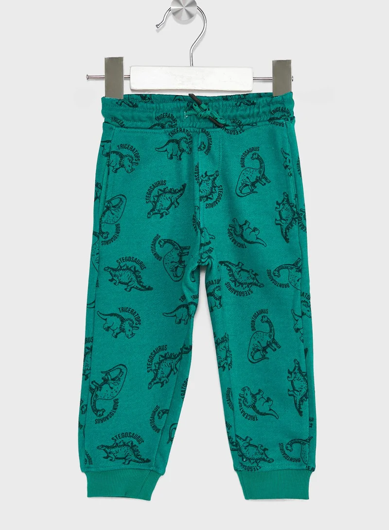 Ripples Boys  Basic Solid Zipper Hoodie And Jogger Set