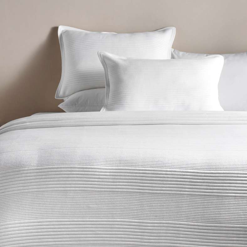 Pan Home Cloud Comfort Quilted Bedspread Set - White - Image 2