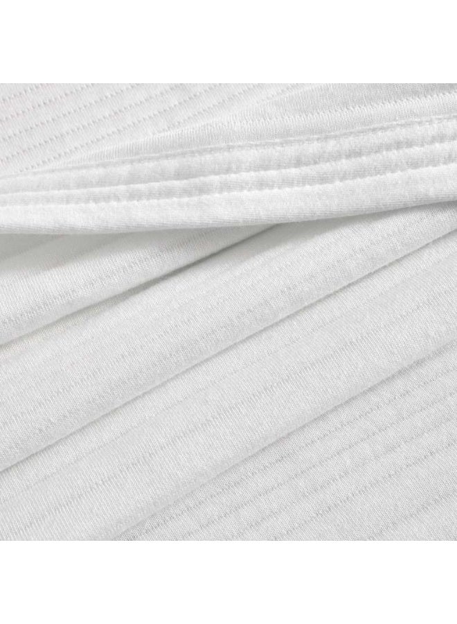 Pan Home Cloud Comfort Quilted Bedspread Set - White - Image 3